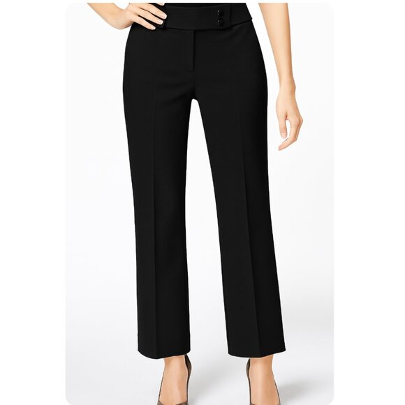 NWT Calvin Klein Women's Fit Solutions Curvy Straight-Leg Trousers Size 4 - Picture 1 of 9